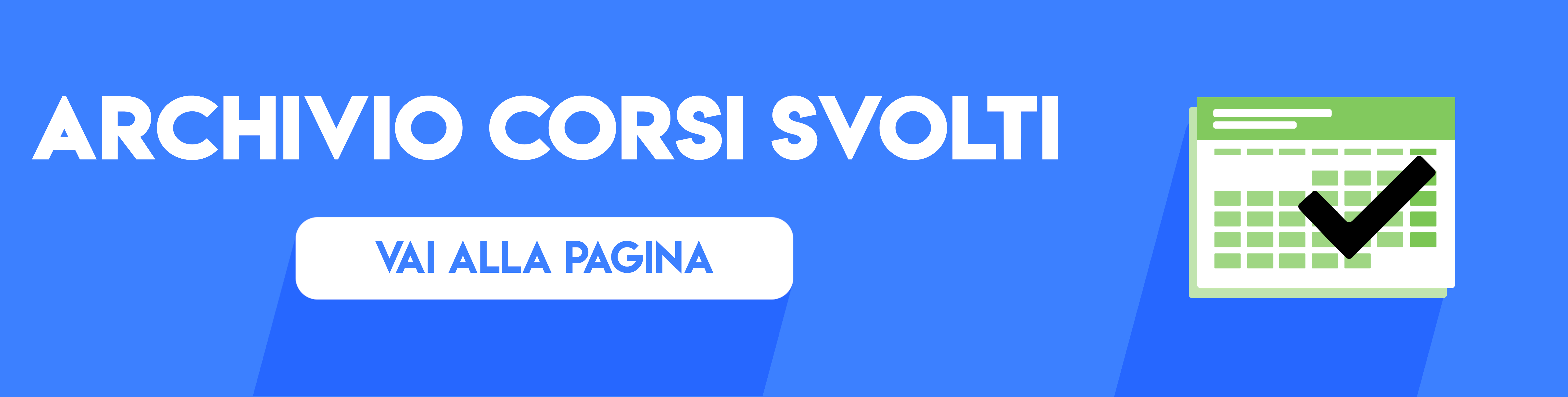 ARCHIVIO CORSI SVOLTI
