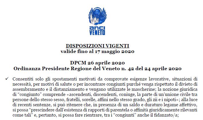 disposizioni covid19