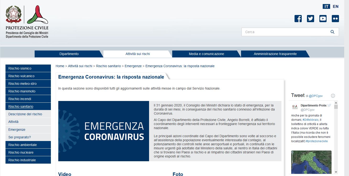 sito protezionecivile